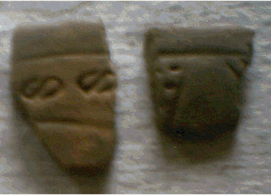 Cerámica Formativa Kotosh San Blas hallada en el sitio arqueológico de Machaycancha, Distrito de Simón Bolívar, Provincia de Pasco, Región Pasco (Vera 2004)