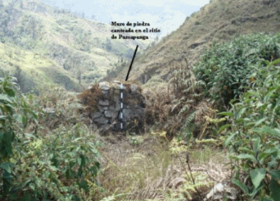 Sitio Arqueológico de Pumapanga – Quiparacra/Huachon (Vera 2005)