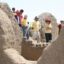 Amas de casa y jóvenes expusieron artesanías inspiradas en Chan Chan en Huanchaco, Trujillo, Perú