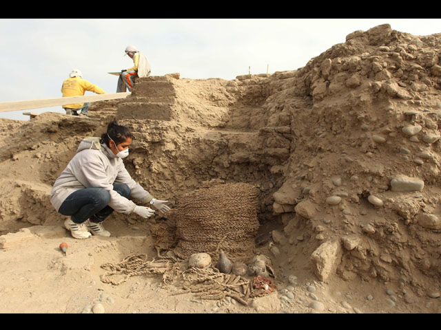 huaca pucllana hallazgo octubre 2013 4