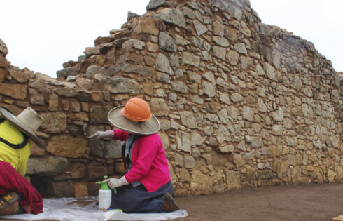 marcahuamachuco conservacion mano obra local