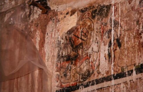 cripta mural san francisco asis maras cusco 2