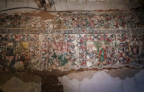 cripta mural san francisco asis maras cusco 3
