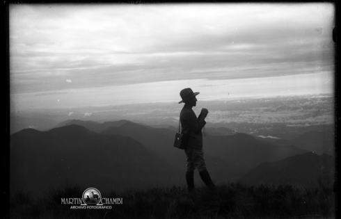 Autorretrato Martin Chambi en cima