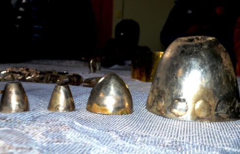 hallazgo piezas oro plata cutervo cajamarca 4