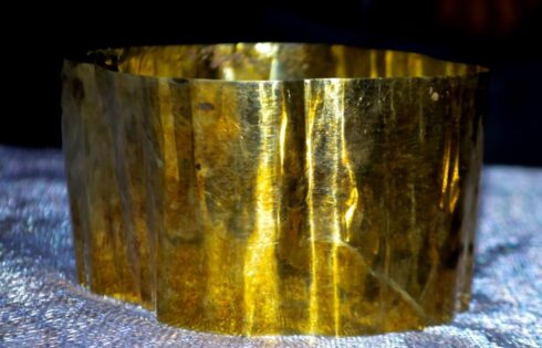 hallazgo piezas oro plata cutervo cajamarca 7