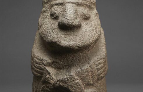 mochica escultura piedra estilo recuay